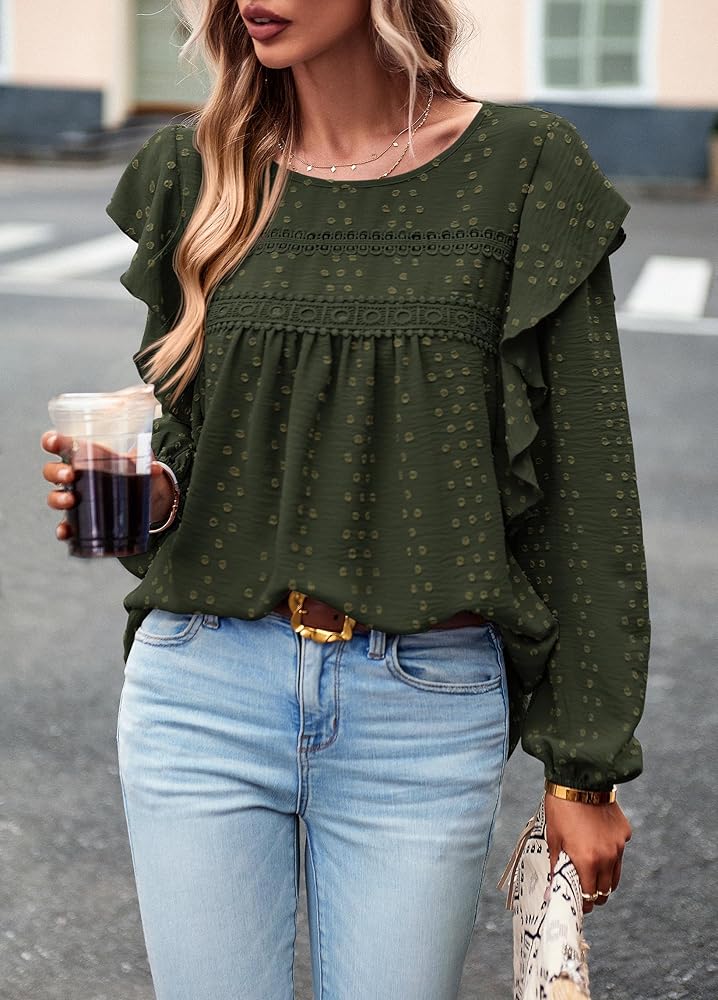 トップス frill design blouse NOTRE emor ブラウス シャツ frill design blouse レディース